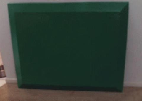 No es fácil ser acrílico verde sobre lienzo 50 x 40 x 3