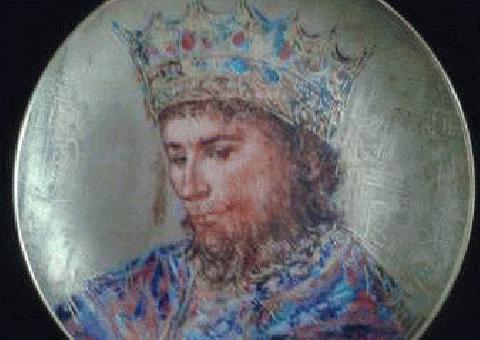 King David Plate de Edna Hibel