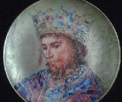 King David Plate de Edna Hibel