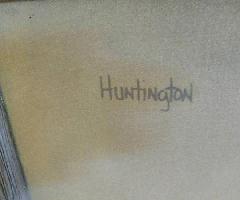 Huntington Firmado Arte Popular Pintura al Óleo