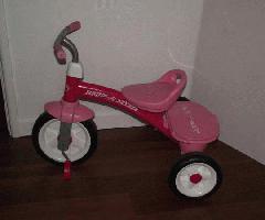 Radio Flyer triciclo rosa