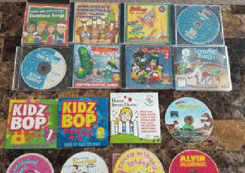 Toneladas de CD de música para niños