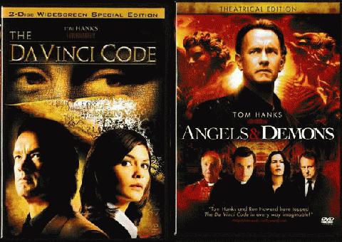 El Código Da Vinci (2006)/Angels Demons (2009) Widescreen DVDs