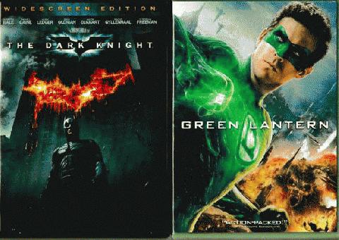 El Caballero Oscuro/Linterna Verde/Superman Regresa DVDs de pantalla ancha
