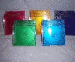 Cajas de Almacenamiento de Plástico Delgado para CD/DVD - 50 unidades