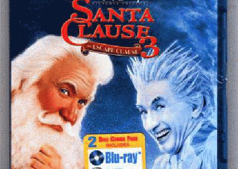 Blu-Ray Dvd Santa Clause 3 NUEVA Película de Navidad Sellada Disney