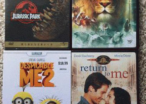 4 DVDs - ¿Quién está listo para la noche de cine? Grandes películas!