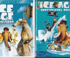  Ice Age The Meltdown (2006)/Continental Drift (2012) Widescreen DVDs