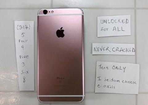 Oro rosa iPhone 6s Plus 128GB - DESBLOQUEADO-NUEVA batería