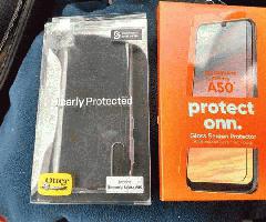 Samsung A50 Teléfono Celular con NUEVO Protector de Pantalla Otter Case-Vender TODO