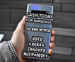 PAGAMOS EN EFECTIVO Por Samsungs S8 Up! Nw / Used / Crckd / Lckd S8, S9, S10, S20, S2