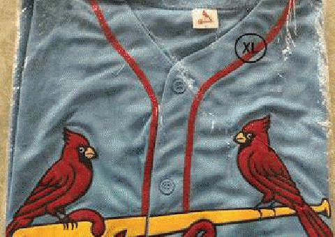 St. Louis Cardinals Jerseys bordados Azul Claro