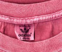 Adidas Vintage Soccer T-Shirt Pink Mens L Muy Limpio-Agradable