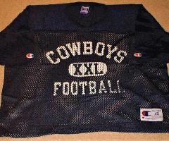  Dallas Cowboys Práctica Jersey Campeón XL Vintage Gran Condición