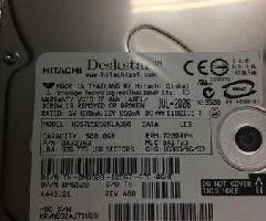  FS / FT: Discos duros Hitachi Deskstar 500 GB SATA