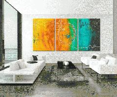 Obtener Esta Pintura Abstracta Moderna Colorida para Su Casa Agradable!