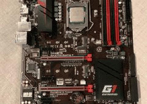 CPU Intel i5-6500 de 3.20 GHZ con placa base Gigabyte GA-Z170X-Gaming 3