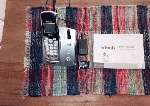 Vtech ia5824-5. Teléfono inalámbrico de 8 GHz con Identificador de llamadas