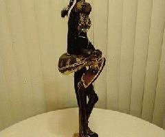 Escultura hecha a Mano de la Estatuilla del Arte de la Vendimia Henriette Barken 25.5