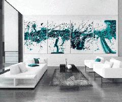 Obtener Esta Impresionante Pintura Abstracta Moderna Para Su Sala De Estar!