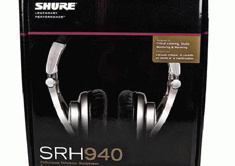 Nuevos Auriculares Profesionales de Referencia Shure SRH940