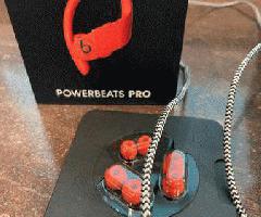 Beats-Powerbeats Pro-Wireless-Apple Care 2-15-2022-MINT!
