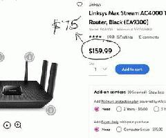 Router Linksys Max-Stream AC 4000 Tri-Band