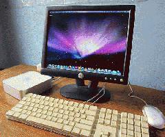 Apple Mac Mini-Sistema de Escritorio Completo, con Monitor LCD