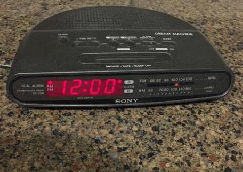 Radio reloj - Sony Dream Machine con doble alarma