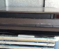  Rare 80s Reproductor de Disco de Vídeo RCA Coleccionable con 78 Discos de Vídeo