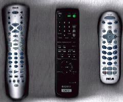 (Lote de 3) SONY RCA Controles remotos TV DVD Cable Satélite Sonido Limpio