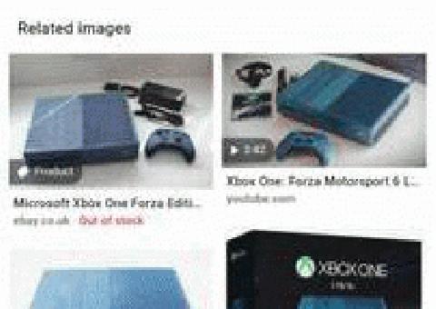 edición limitada 1TB Forza Motorsport 6 Xbox One azul, tiene rayas de carreras hace c