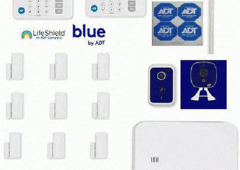 Paquete Grande del Sistema de Alarma de Seguridad Azul LifeShield de ADT