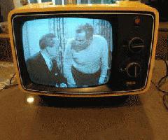 vintage rca crt tv