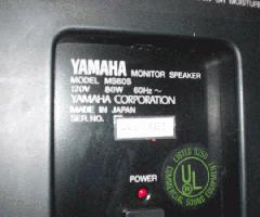 Yamaha Monitor Altavoz Bonito Amplificador Portátil o Altavoz de Audio