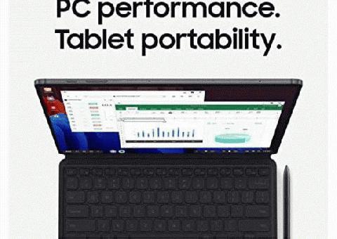 Samsung Tab S7 plus con cubierta de teclado