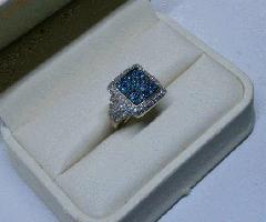 Effy 1.15 quilates peso total del diamante 14k anillo de oro