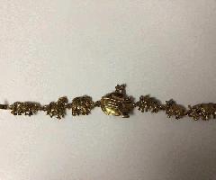 Pulsera Vintage, Noahs Ark Charm Bracelet, Nueva Condición / Nunca usado