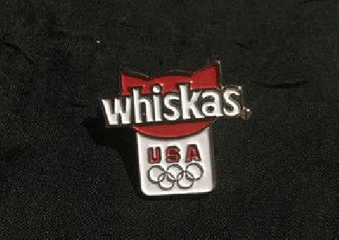 Whiskas Comida para Gatos 1992 USA Pin Conmemorativo Olímpico