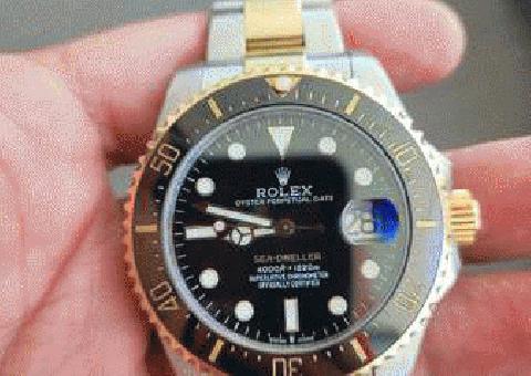 Rolex Sea Dweller Reloj suizo de dos tonos