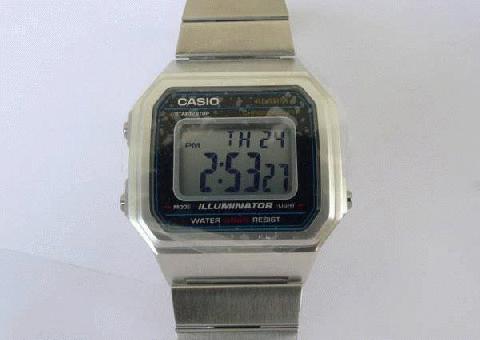 Reloj digital CASIO-Vintage-B650 B650WD-1ACF-NUEVO-Caja