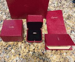 Cartier nuevo anillo tamaño 8-18k oro rosa 