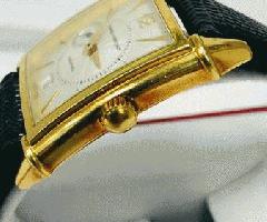 Girard Perregaux Vintage 1945 18K Oro Amarillo Reloj Automático Ref 2596