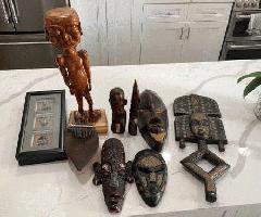 Arte africano, máscaras, tallas e instrumentos