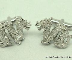 Gemelos de plata Dragon 925 de Shanghai Tang
