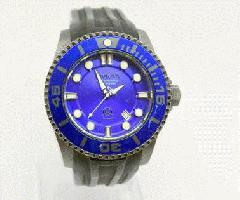 Invicta Grand Diver Automático para hombre 47mm Esfera Azul 300M Reloj de silicona