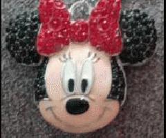  Disney Minnie Mouse Collar de cristal 32 pulgadas ajustable