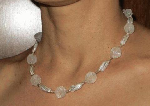 Nuevo collar de cristal de cuarzo