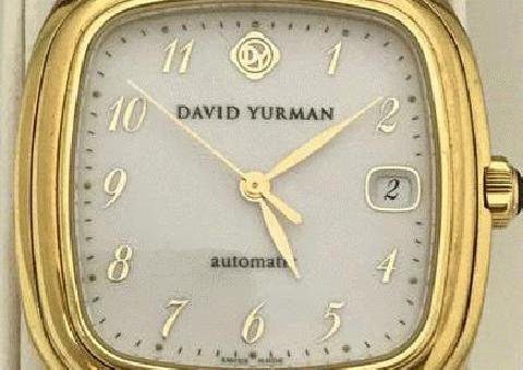 David Yurman 18K Oro Unisex Pura Sangre Reloj Automático # T301-L88