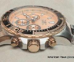Invicta Pro Diver Cronógrafo Rose Dial Reloj para hombre 12917
